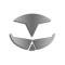 American Car Craft 1997-2004 C5/Z06 Corvette - Emblem Inserts Front and Rear 8Pc, Polished Stainless 032036