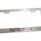 American Car Craft 2020-2024 C8 Corvette - CORVETTE RACING Style License Plate Frame, Stainless Steel 882009
