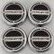 American Car Craft 2020-2024 C8 Corvette Coupe - Cap Cover Set 4pc Carbon Fiber Inserts with Stainless Corvette Logo, Choose Color 883060