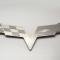 American Car Craft 2005-2013 C6 Corvette - Hood Badge C6 Crossed Flags for Factory Hood Pad, Stainless Steel 043113