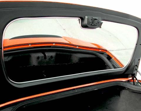 American Car Craft 2005-2013 C6 Corvette - C6 Convertible Trunk Lid Panel, Polished Stainless Steel 041029