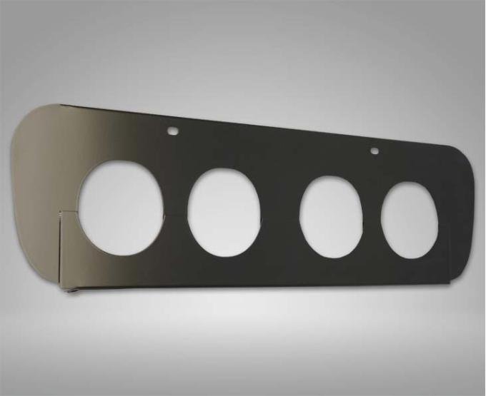 American Car Craft 2014-2019 C7 Corvette Stingray - Exhaust Filler Plate STOCK SYSTEM, Black Powder Coated 052052