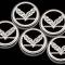 American Car Craft 2016-2019 C7 Grand Sport Corvette - Fluid Cap Cover Set with Crossed Flags & Grand Sport, Choose Color/Transmission 053098