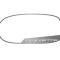 American Car Craft 2005-2013 C6 Corvette - CORVETTE Style Side View Mirror Trim 2Pc [ Auto-Dim], Brushed Stainless 042088