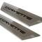 American Car Craft 2005-2013 C6 Corvette - Outer Door Sills 'CORVETTE' Inlay 2Pc, Polished Stainless & Carbon Fiber 041051