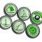 American Car Craft 1997-2004 C5 Corvette - Executive Series Fluid Cap Covers 6Pc, Manual Trans, Choose Color 033079