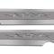 American Car Craft 2010-2015 Camaro SS - Fuel Rail Covers Tribal Flame Style 2Pc, Polished Stainless Steel 103010