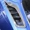 American Car Craft 2014-2019 C7 Corvette Stingray - Rear Quarter Vent Grilles Laser Mesh 2Pc, Stainless Steel 052061