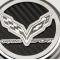 American Car Craft 2016-2019 C7 Grand Sport Corvette - Fluid Cap Cover Set with Crossed Flags & Grand Sport, Choose Color/Transmission 053098