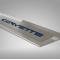 American Car Craft 2005-2013 C6 Corvette - Outer Door Sills 'CORVETTE' Inlay 2Pc, Polished Stainless & Carbon Fiber 041051