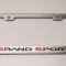 American Car Craft 2006-2013 C6/GS Corvette - License Plate Frame Grand Sport Style, Stainless Steel 042132