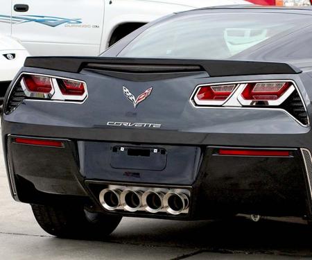 American Car Craft 2014-2019 C7 Corvette Stingray - Tail Light Trim Kit 8Pc, Stainless Steel (Polished Finish) 052013