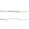 American Car Craft 2014-2019 C7 Corvette Stingray -Rear View Mirror Trim with Etched CORVETTE [AutoDim], Brushed 051010