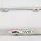 American Car Craft 2001-2004 C5/Z06 Corvette - License Plate Frame with Z06 Inlay, Brushed Stainless 032059