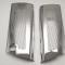 American Car Craft 2008-2012 C6/GS Corvette - Fuel Rail Covers Replacement Style with Cap, Perforated Stainless 043051