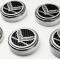 American Car Craft 2016-2019 C7 Grand Sport Corvette - Fluid Cap Cover Set with Crossed Flags & Grand Sport, Choose Color/Transmission 053098