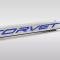 American Car Craft Corvette C8 Door Prop Polished/Brushed Stainless 'Corvette' - Passenger Side Only, Choose Inlay 881065