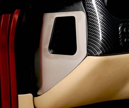American Car Craft 1997-2004 C5/Z06 Corvette - Door Air Vent Cover Driver Side, Brushed Stainless Steel 031028