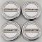 American Car Craft 2020-2024 C8 Corvette Coupe - Cap Cover Set 4pc Carbon Fiber Inserts with Stainless Corvette Logo, Choose Color 883060