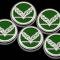 American Car Craft 2016-2019 C7 Grand Sport Corvette - Fluid Cap Cover Set with Crossed Flags & Grand Sport, Choose Color/Transmission 053098