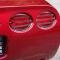 American Car Craft 1997-2004 C5/Z06 Corvette - Taillight Grilles Slotted 4Pc, Polished Stainless Steel 032046