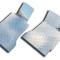 American Car Craft 2005-2013 C6 Corvette - Silver Diamond Plate Floor Mats 2Pc, Polished Aluminum 041001