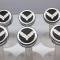American Car Craft 2014-2019 Z06/Z51/C7 Corvette Stingray - Fluid Cap Covers C7 Flag Style Manual Transmission 6Pc, Choose Color 053014