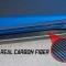 American Car Craft 2014-2019 C7 Corvette Stingray - Carbon Fiber Side Skirts, Stainless Steel with Carbon Fiber 052067