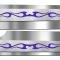 American Car Craft 2010-2015 Camaro SS - Fuel Rail Covers Tribal Flame Style 2Pc, Polished Stainless Steel 103010