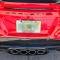American Car Craft 2020-2024 C8 Corvette - CORVETTE RACING Style License Plate Frame, Stainless Steel 882009