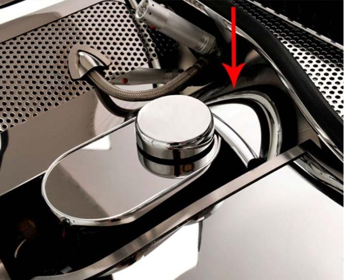 American Car Craft 1997-2004 C5/Z06 Corvette - Brake Booster Cover, Polished Stainless Steel 033015