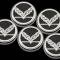 American Car Craft 2016-2019 C7 Grand Sport Corvette - Fluid Cap Cover Set with Crossed Flags & Grand Sport, Choose Color/Transmission 053098