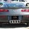 American Car Craft 2014-2019 C7 Z06/Grand Sport - Matrix Series Alumi-Steel Tail Light Grilles 2Pc, Polished Stainless/Aluminum 052006