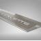 American Car Craft 2005-2013 C6 Corvette - Outer Door Sills 'CORVETTE' Inlay 2Pc, Polished Stainless & Carbon Fiber 041051