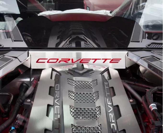 American Car Craft 2020-2024 C8 Corvette Lower Rear Window Accent 'CORVETTE' Style, Choose Color 883046