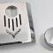 American Car Craft 2014-2019 C7 Corvette Master Cylinder Cover Automatic Polished Stainless with Brushed Ribbed Top Plate Corvette Flag Style, Choose Color 053123