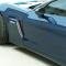 American Car Craft 2006-2013 C6 Z06 Corvette - Laser Mesh Side Vent Grilles 2Pc, Polished Stainless Steel 042055