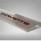 American Car Craft 2005-2013 C6 Corvette - Outer Door Sills 'CORVETTE' Inlay 2Pc, Polished Stainless & Carbon Fiber 041051