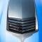 American Car Craft 2014-2019 Corvette Stingray - Hood Vent Graphic Black Carbon Fiber with Brushed Black Trim, Premium Vinyl 052081