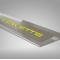 American Car Craft 2005-2013 C6 Corvette - Outer Door Sills 'CORVETTE' Inlay 2Pc, Polished Stainless & Carbon Fiber 041051