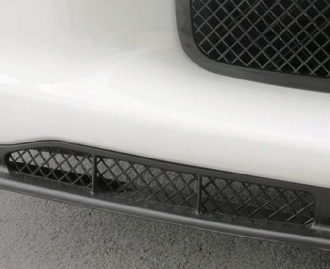 American Car Craft 2006-2013 Z06/GS/ZR1 Corvette - Air Dam Grilles, Blakk Stealth Stainless Laser Mesh 042100