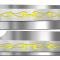 American Car Craft 2010-2015 Camaro SS - Fuel Rail Covers Tribal Flame Style 2Pc, Polished Stainless Steel 103010