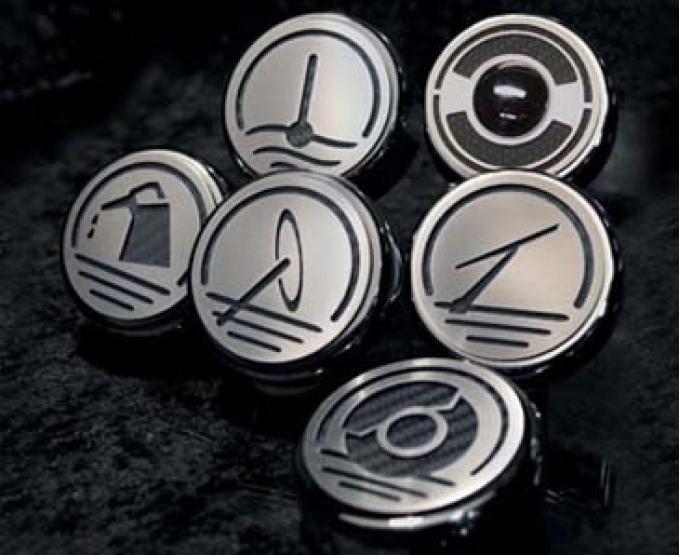 American Car Craft 1997-2004 C5 Corvette - Executive Series Fluid Cap Covers 6Pc, Manual Trans, Choose Color 033079