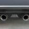 American Car Craft 2005-2012 C6 Corvette - Exhaust Filler Panel, Stock, Blakk Stealth Stainless Laser Mesh 042091