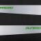 American Car Craft 2005-2013 C6 Corvette - Door Guards with SUPERCHARGED Inlay 2Pc, Brushed Stainless, Choose Color 041057