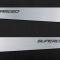 American Car Craft 2005-2013 C6 Corvette - Door Guards with SUPERCHARGED Inlay 2Pc, Brushed Stainless, Choose Color 041057
