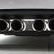 American Car Craft 2005-2013 C6 Corvette - Laser Mesh Exhaust Filler Panel, Corsa 4.0 Quad Tips, Stainless Steel 042015