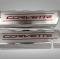 American Car Craft 2014-2019 C7/Z51 Corvette - CORVETTE Style Fuel Rail Covers Factory Overlay 2Pc, Stainless Steel, Choose Color 053118