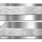 American Car Craft 2010-2015 Camaro SS - Fuel Rail Covers Tribal Flame Style 2Pc, Polished Stainless Steel 103010