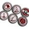 American Car Craft 1997-2004 C5 Corvette - Executive Series Fluid Cap Covers 6Pc, Manual Trans, Choose Color 033079